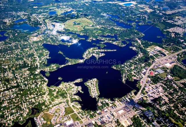 Lake Orion in Oakland County, Michigan